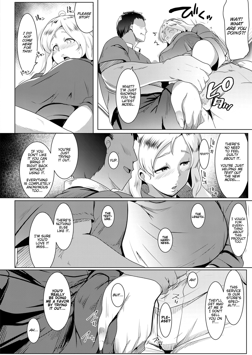 Hentai Manga Comic-A Blonde Housewife's New Toy-Read-4